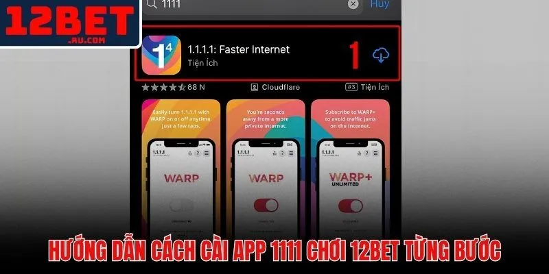 Cách cài app 1111 chơi 12BET trên Android - iOS - Windows dưới 5 phút